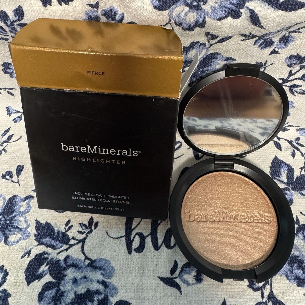 bareMinerals Endless Glow Highlighter Powder 0.35 oz / 10g Fierce NIB